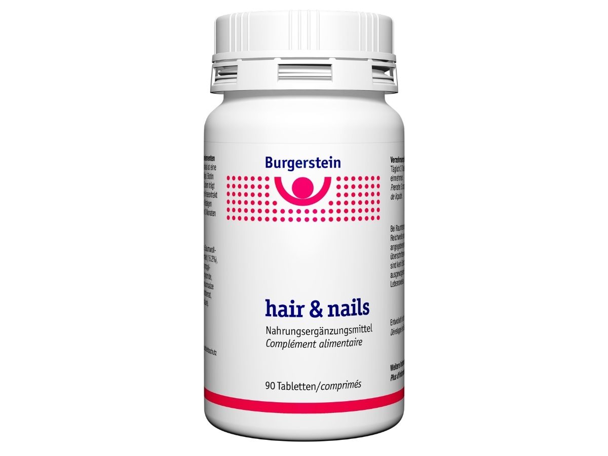 Bild_Packshot_Burgerstein_hair&nails_90_Stk.