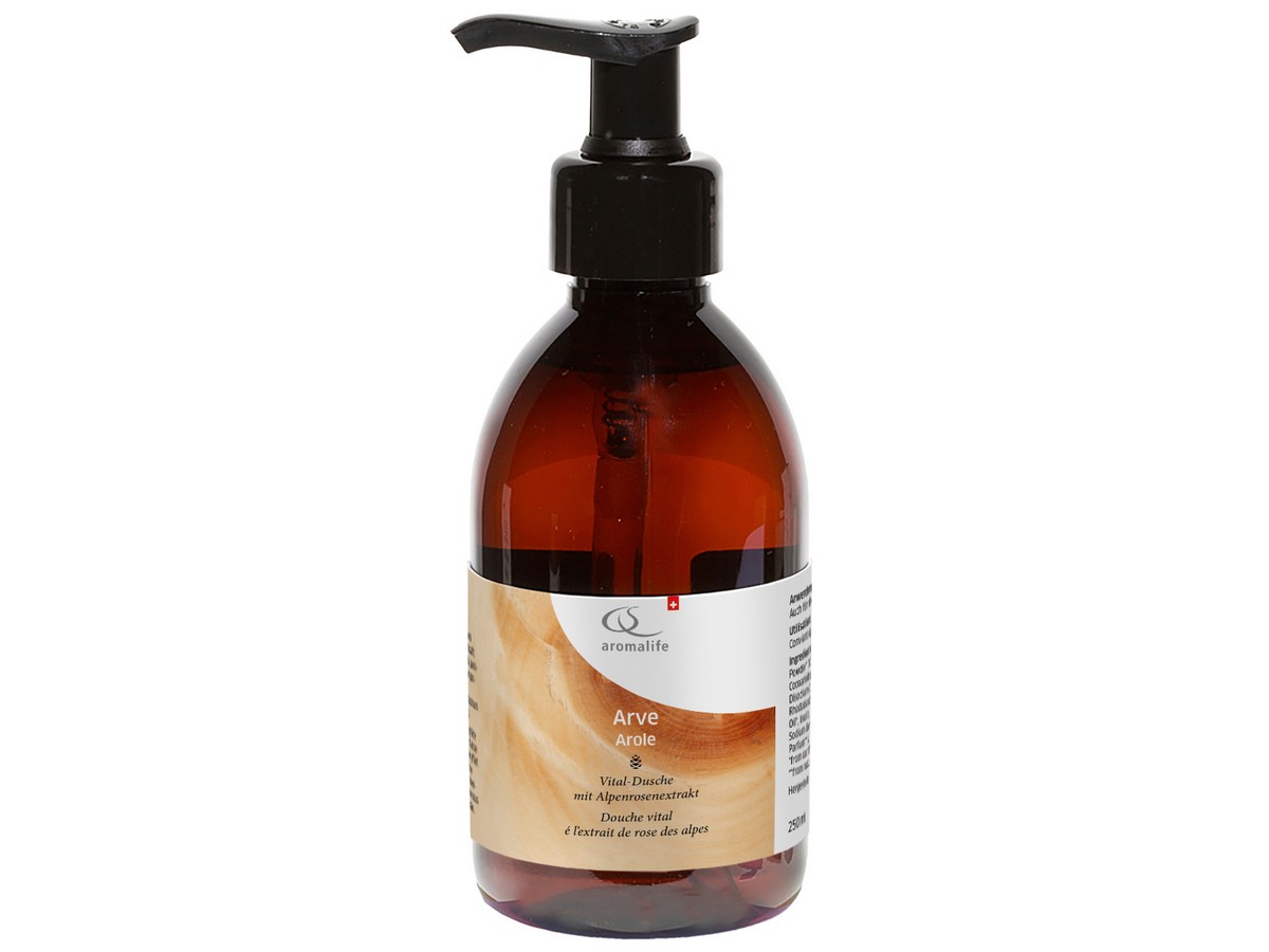 Packshot_AROMALIFE_ARVE_Vital-Dusche_mit_Alpenrosen-Extrakt_250_ml_ebi-online-web