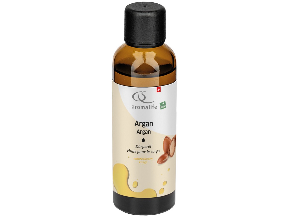 Aromalife Arganöl naturbelassen (leichter Geruch) - BIO Körperöl
