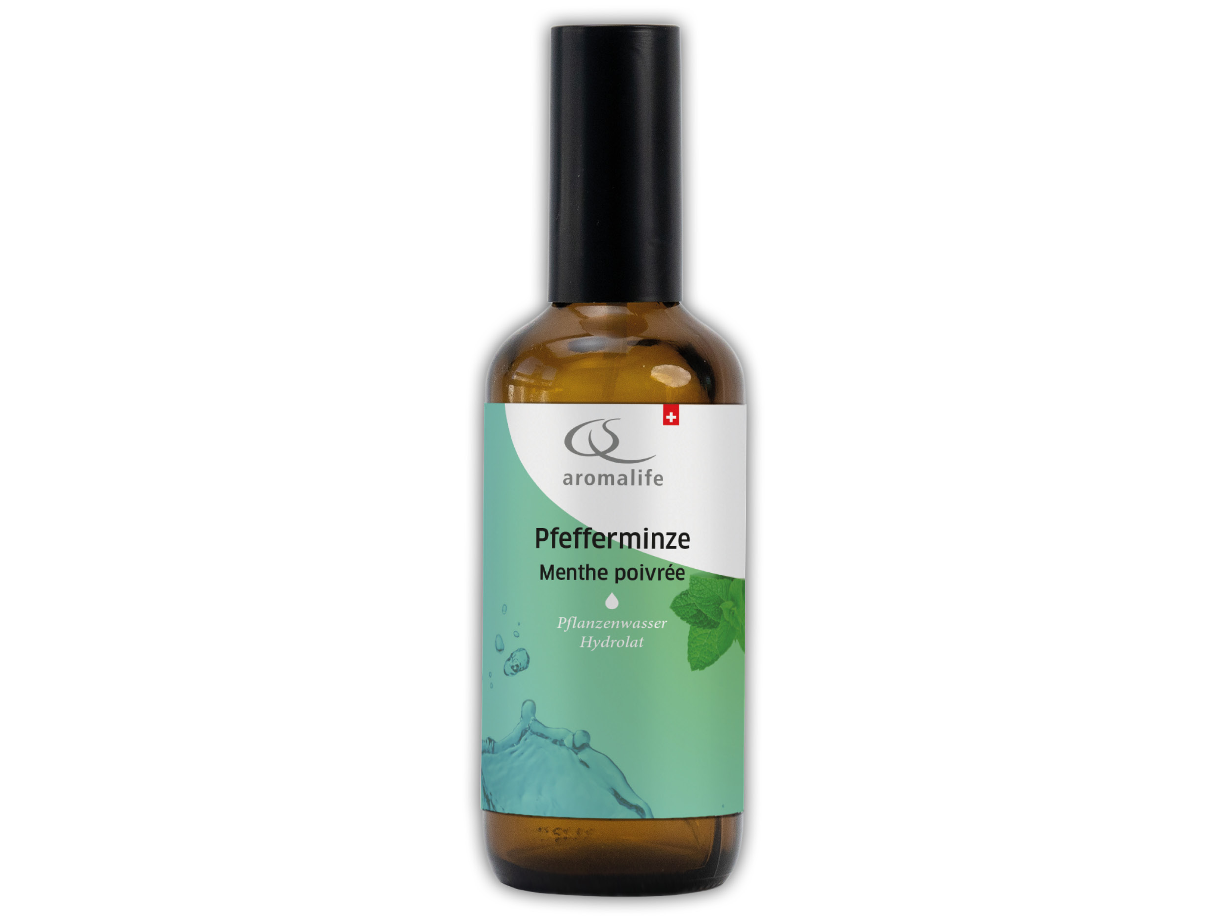 Packshot_AROMALIFE_Pfefferminze_Pflanzenwasser_Spray_100_ml_ebi-online-web
