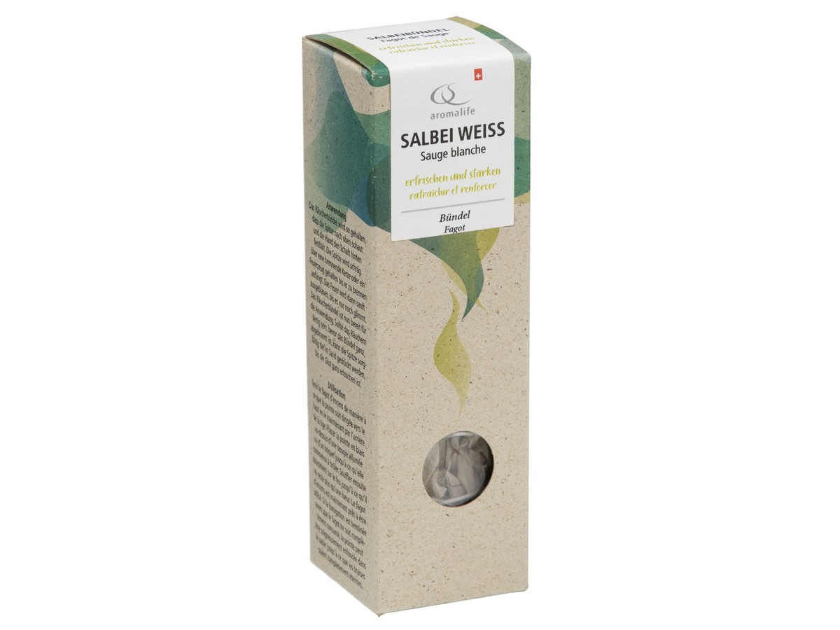 Packshot_AROMALIFE_Räucherwerk_Salbeibündel_weiss_klein_1_Stk._ebi-online-web