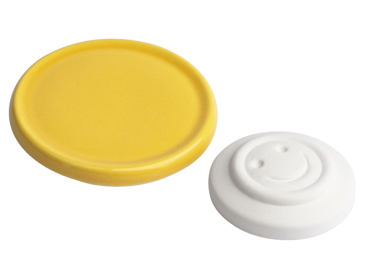 Packshot_AROMALIFE_Smiley_&_Unterteller_gelb_Duftsteinset_offen_3_aromalife.ch