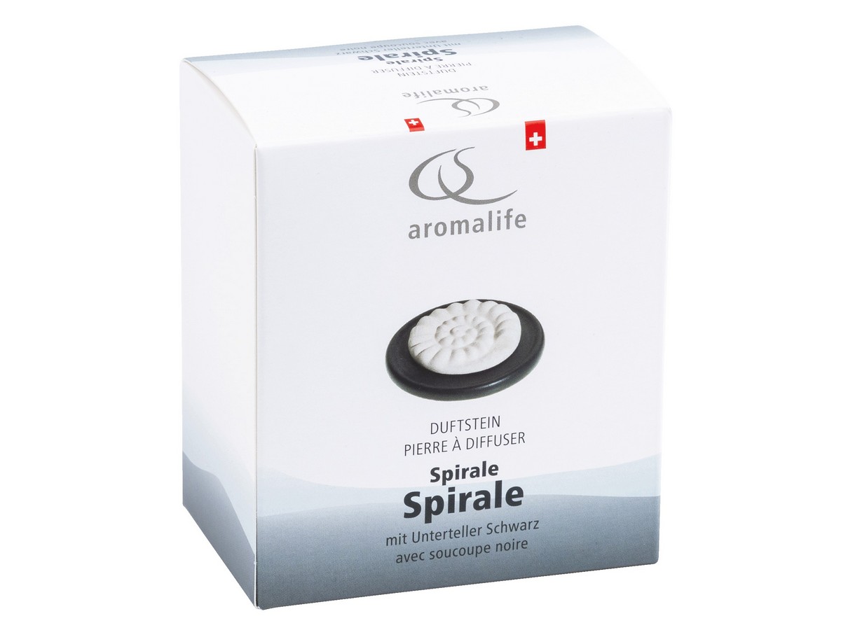 Packshot_AROMALIFE_Spirale_&_Unterteller_schwarz_Duftsteinset