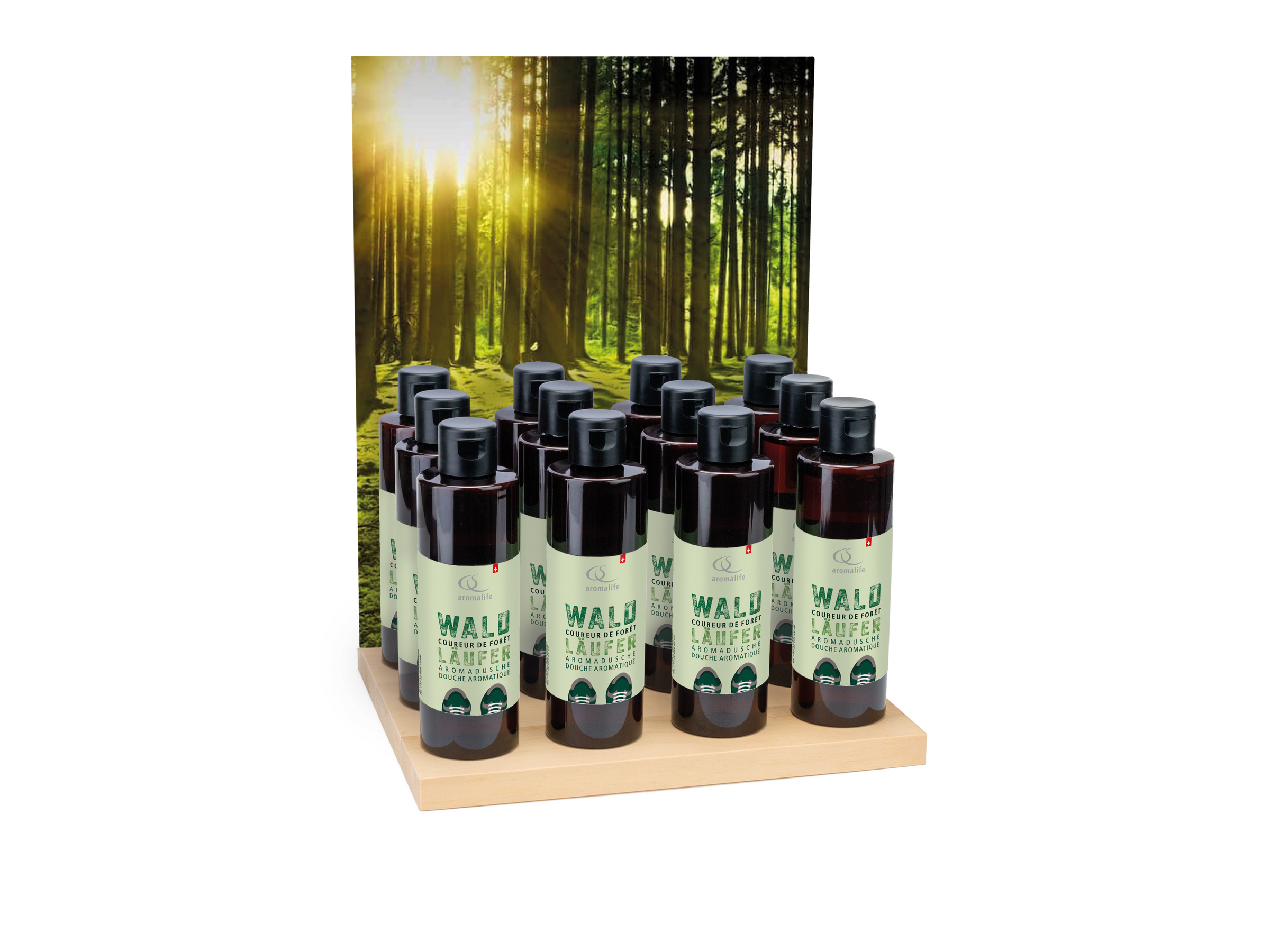 Packshot_AROMALIFE_Waldläufer_Aromadusche_Thekendisplay_ebi-online-web