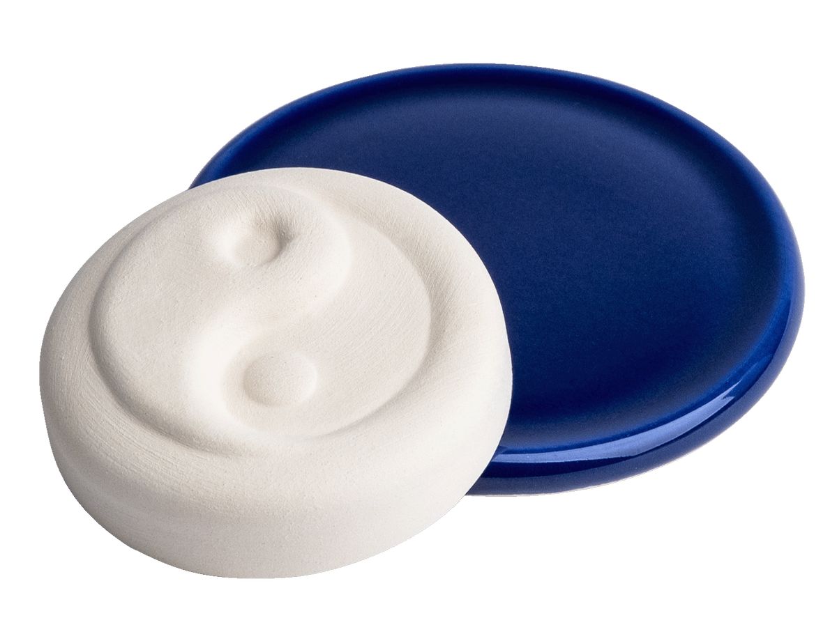 Packshot_AROMALIFE_Ying_Yang_&_Unterteller_dunkelblau_Duftsteinset_offen_2_aromalife.ch