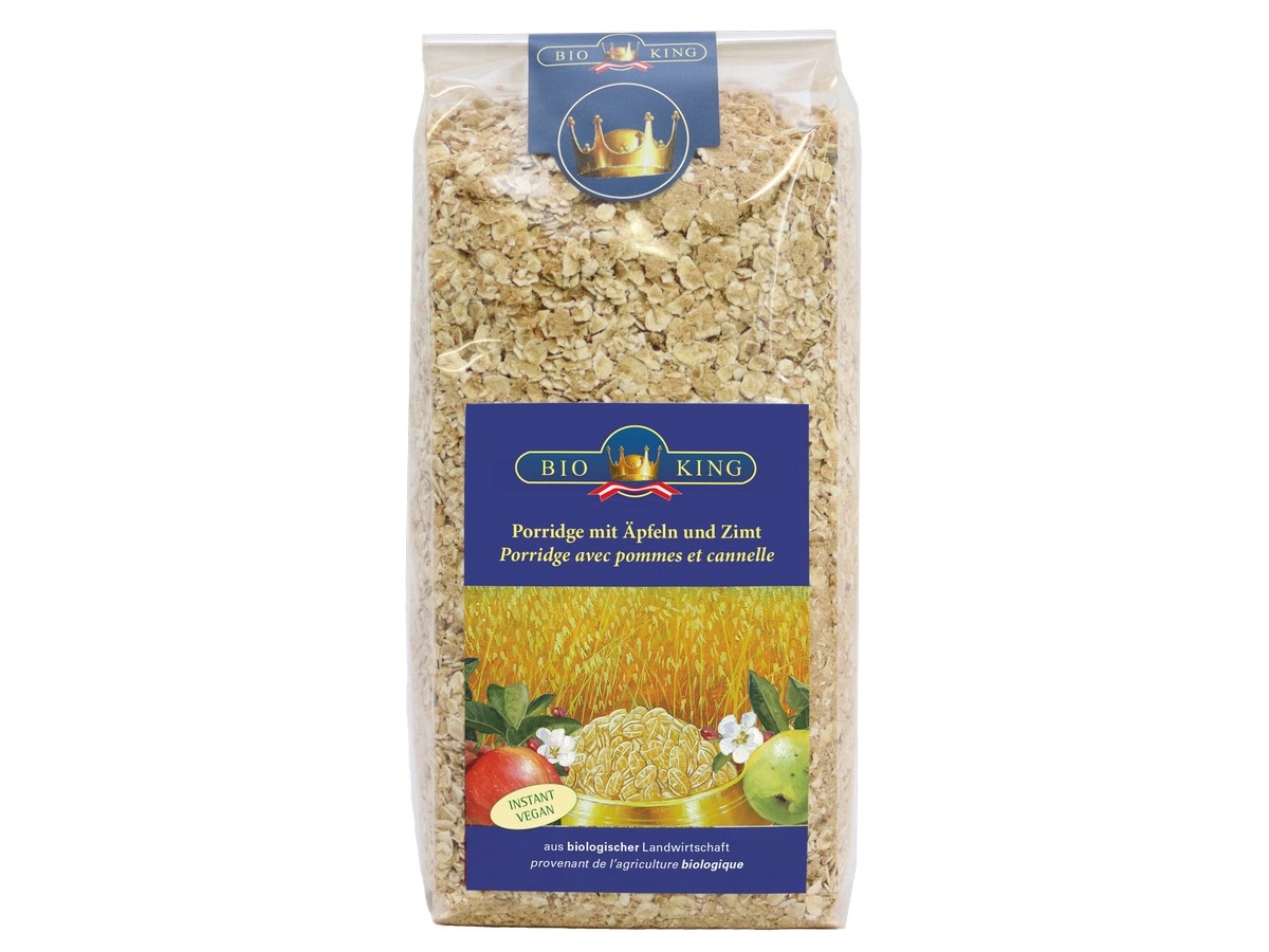 Packshot_BioKing_Porridge_Apfel_Zimt