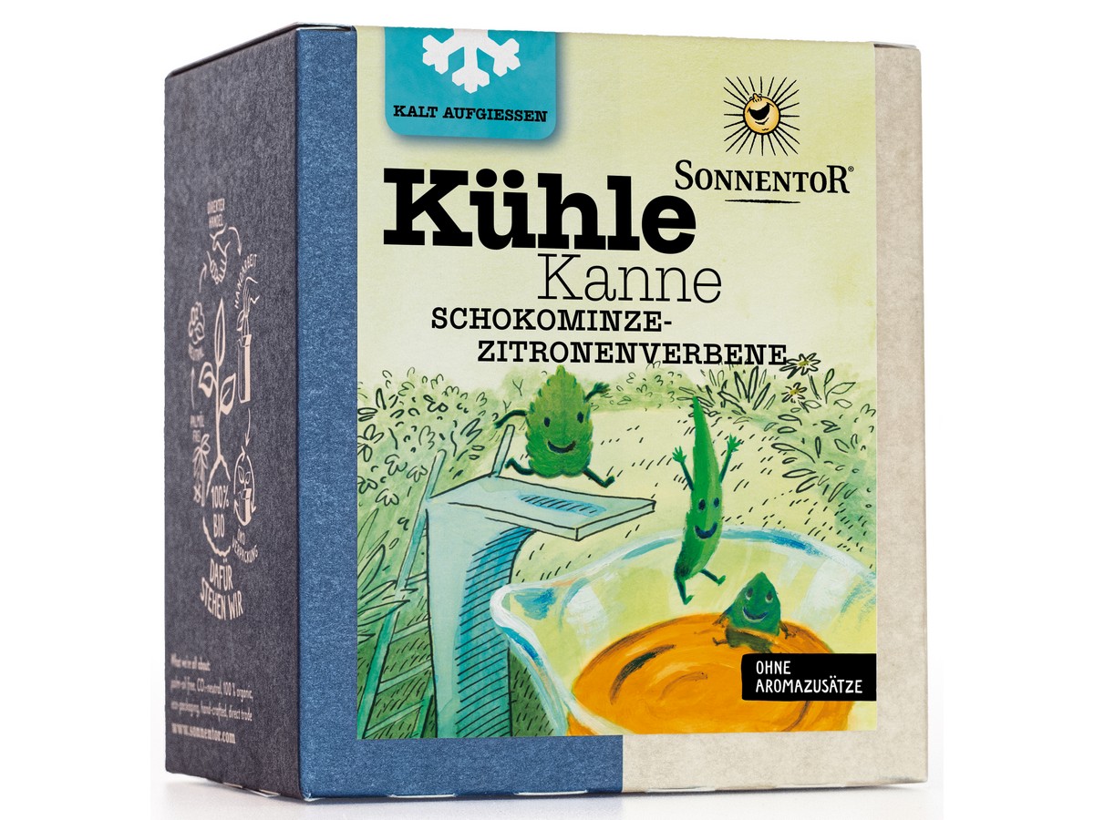 Packshot_Sonnentor_Kühle_Kanne_Schokominze_Zitronenverbene